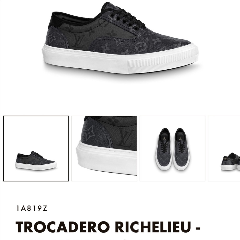 Authentic men’s Louis Vuitton trocadero shoes NEW
